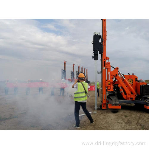 Price Solar Pile Driving Machine For Mounting Structure